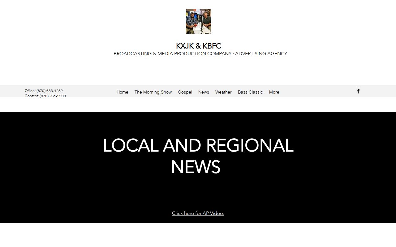 KXJK and KBFC regional news page serving St. Francis County